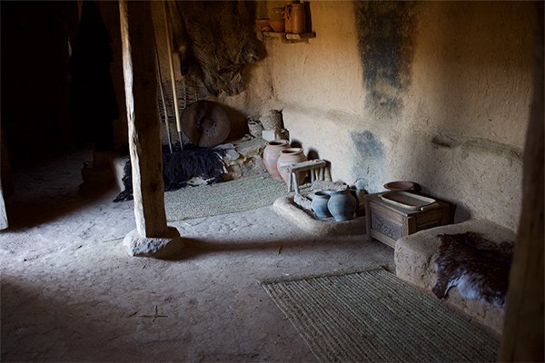 Interior casa celtibérica