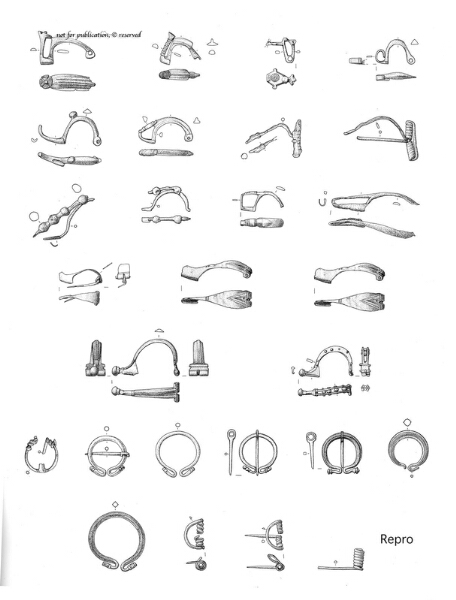 Fibulas de los campamentos a las afueras de Numancia