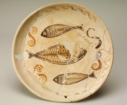 Animals shown in Numantine ceramics: fishes