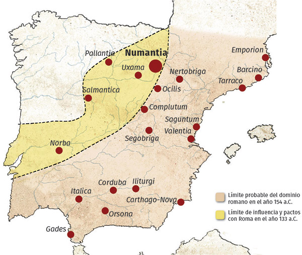 Phases of the conquest of the Meseta